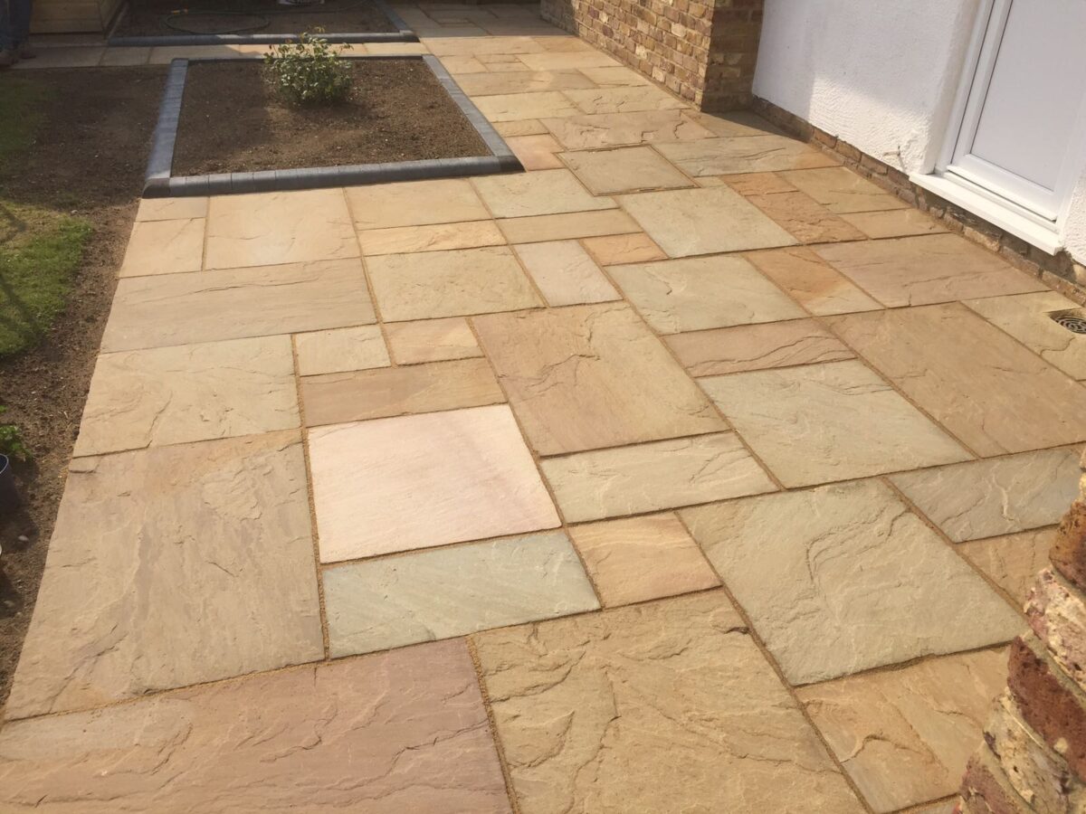 Patios with sandstone, porcelain in Ballyagran