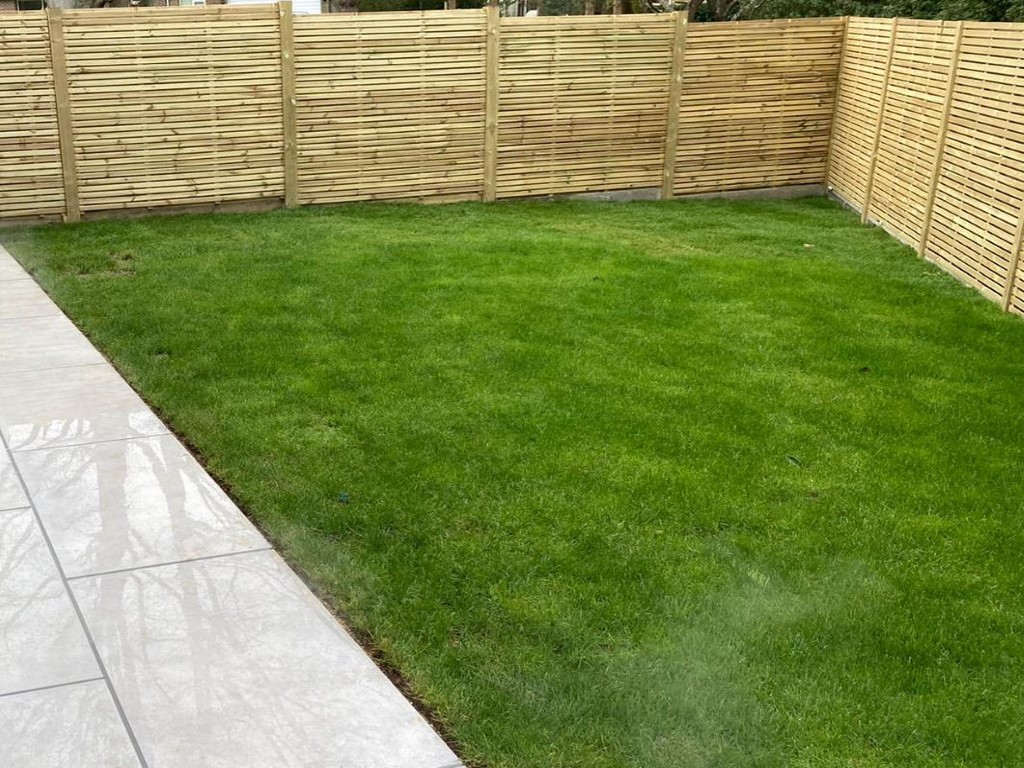Patios with sandstone, porcelain in Ballyorgan