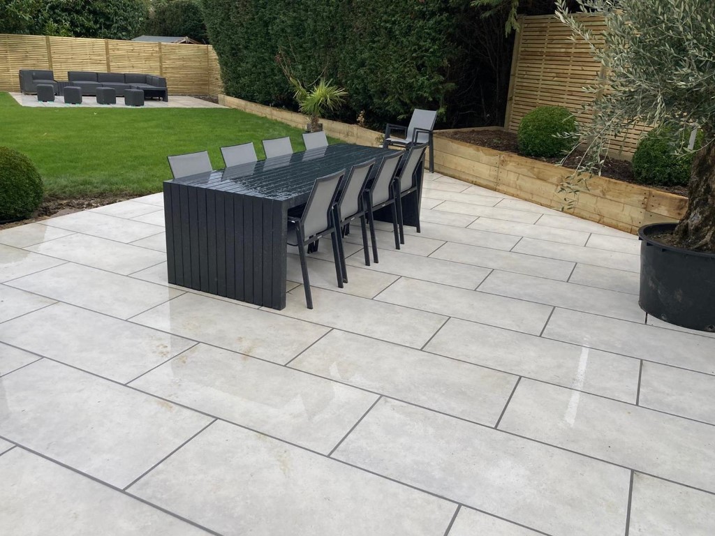 Patios with sandstone, porcelain in Dromcolliher