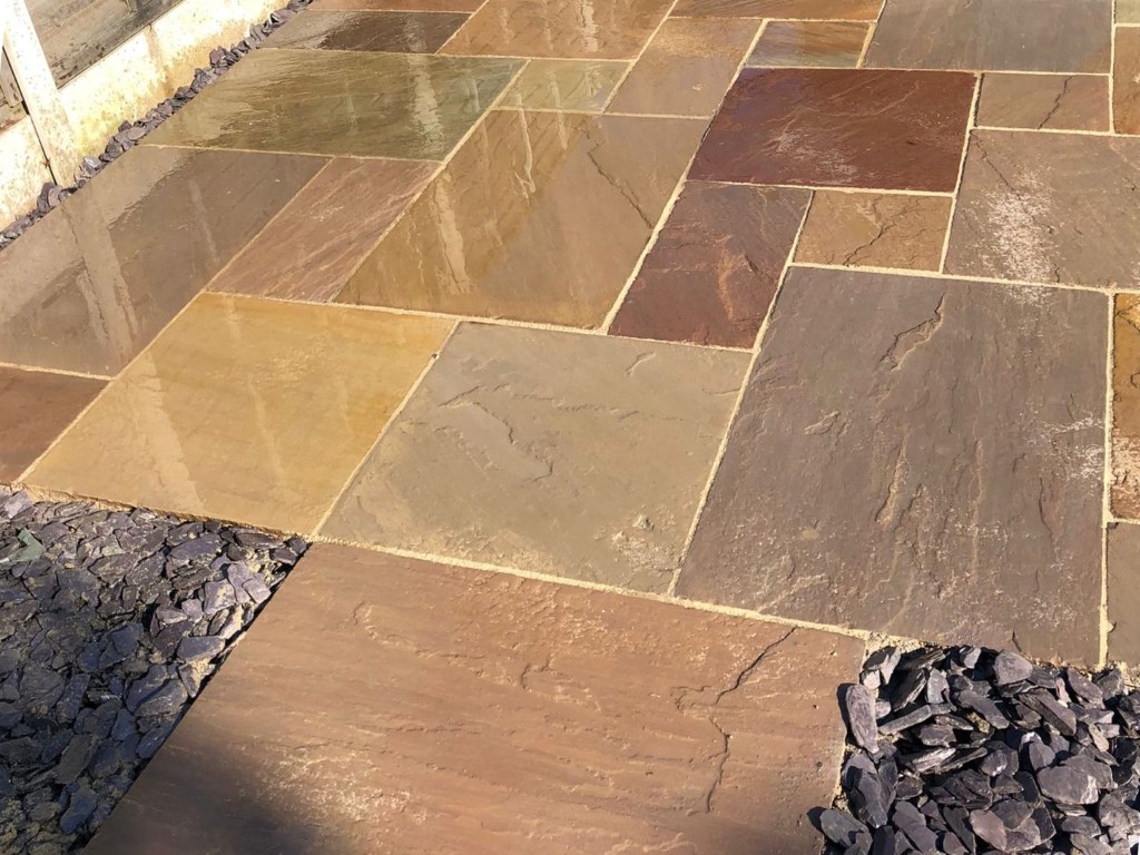 Patios with sandstone, porcelain in Garryspillane