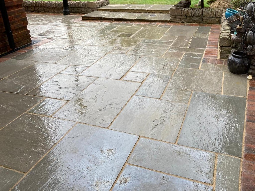 Patios with sandstone, porcelain in Pallaskenry